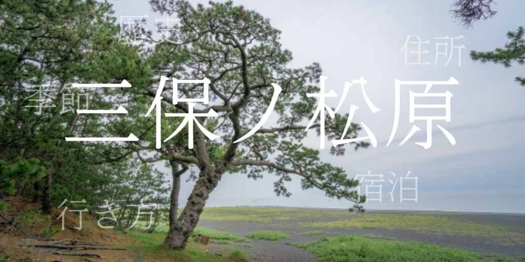 三保ノ松原（みほのまつばら）の歴史と観光スポット・おすすめの宿 – 静岡県